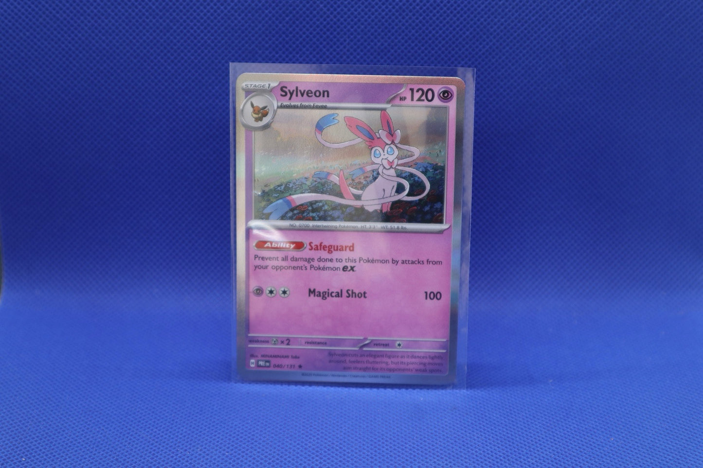 Pokemon TCG Prismatic Evolutions Sylveon Holo #040/131
