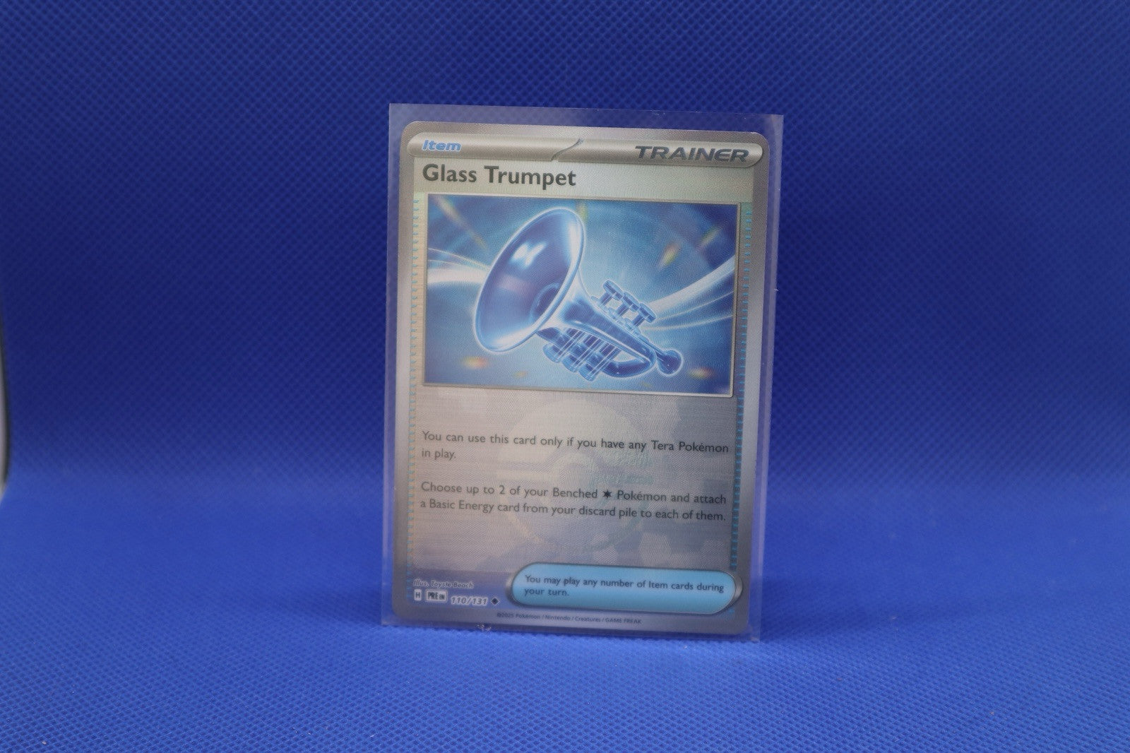 Pokemon Tcg: Prismatic Evolutions- Glass Trumpet- Poke Ball- NM!!!🔥🔥🔥