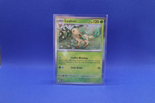 POKEMON LEAFEON HOLO 005/131 PRISMATIC EVOLUTIONS PACK FRESH