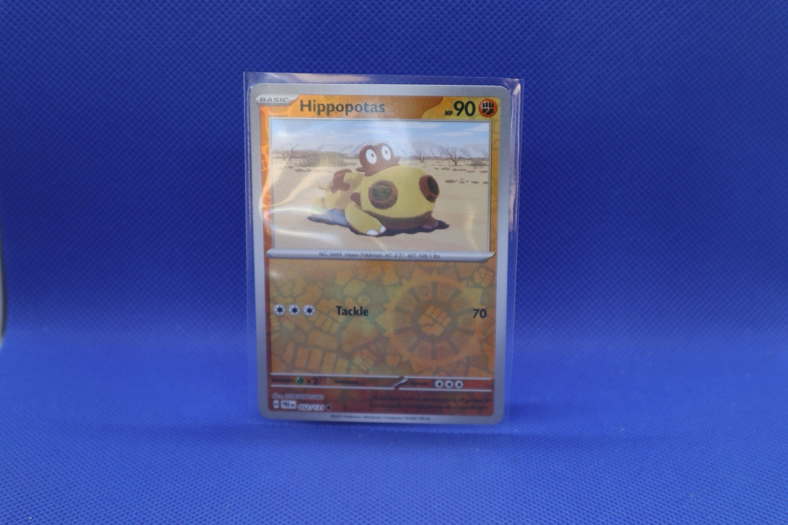 Hippopotas 052/131 - Reverse Holo - Prismatic Evolutions - Pokemon TCG